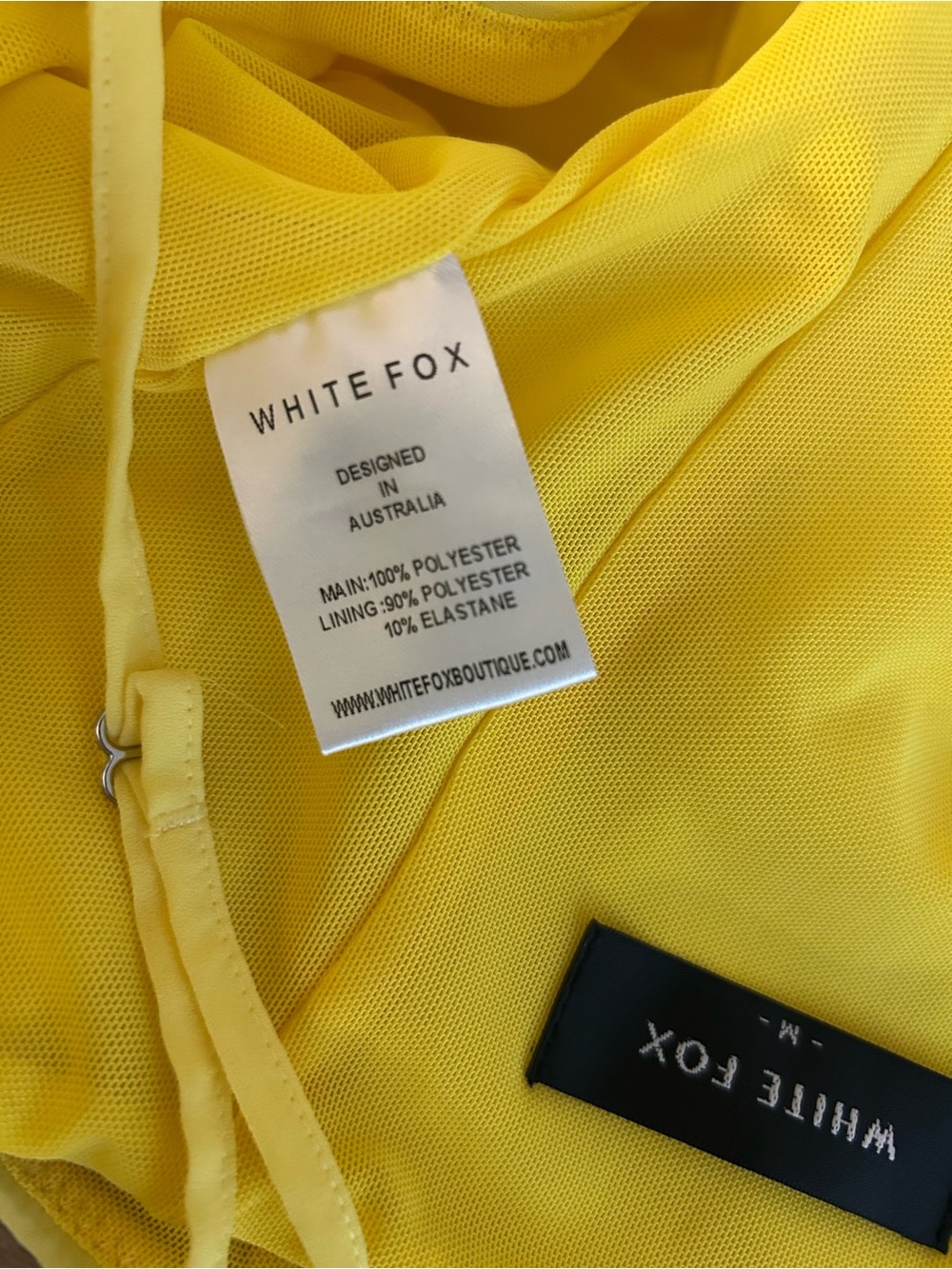 White Fox Boutique Yellow Floral-Accent Bustier Camisole - Picture 4 of 6